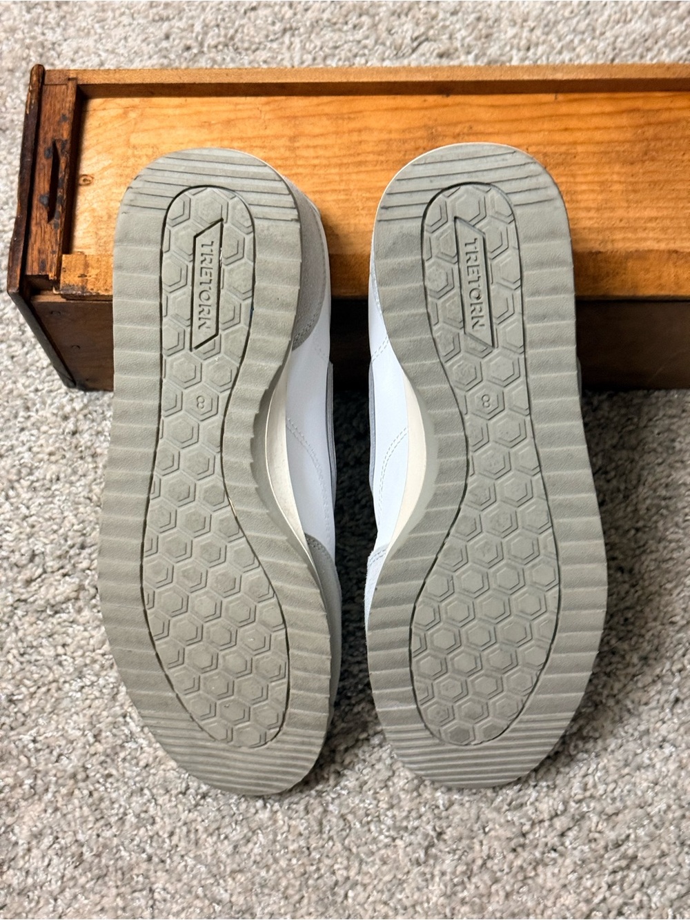 Tretorn - KRISTIN - White and Light Gray Women's Athletic Sneakers - Picture 6 of 6